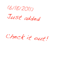 (6/18/2011) 
Just added  Josiah’s Page! Check it out!

